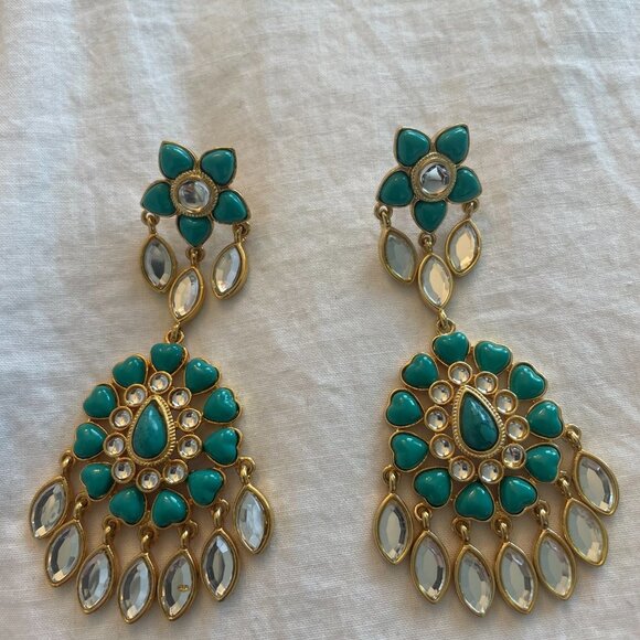 Amrita Singh Statement Chandelier Earrings - Picture 2 of 3